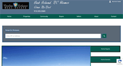 Desktop Screenshot of oakislandnchomes.com