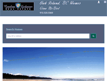 Tablet Screenshot of oakislandnchomes.com